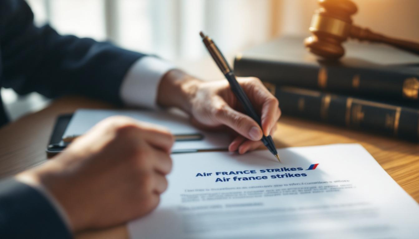 Que faire pendant une grève Air France : aspects juridiques