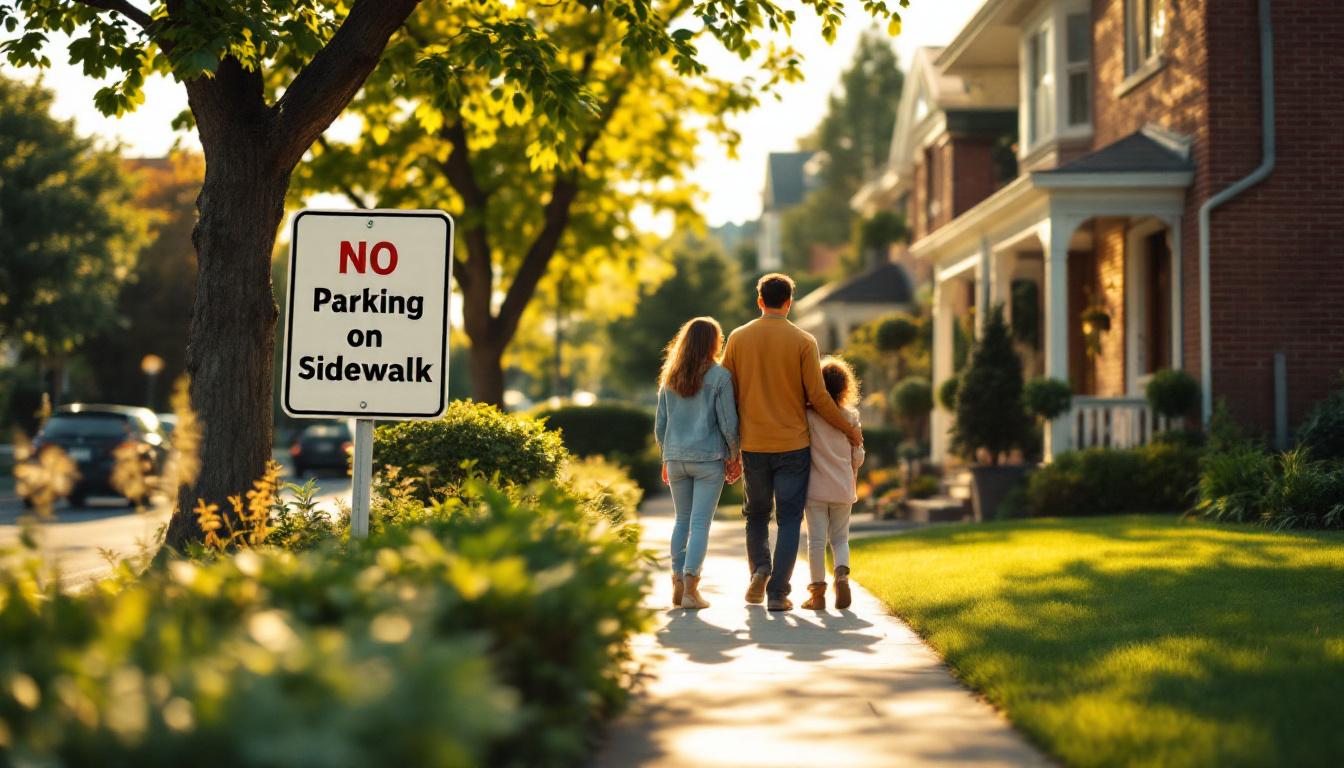 Stationnement trottoir devant maison : il est temps d'agir